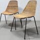 Wicker Basket Chairs by Gian Franco Legler, 1950s