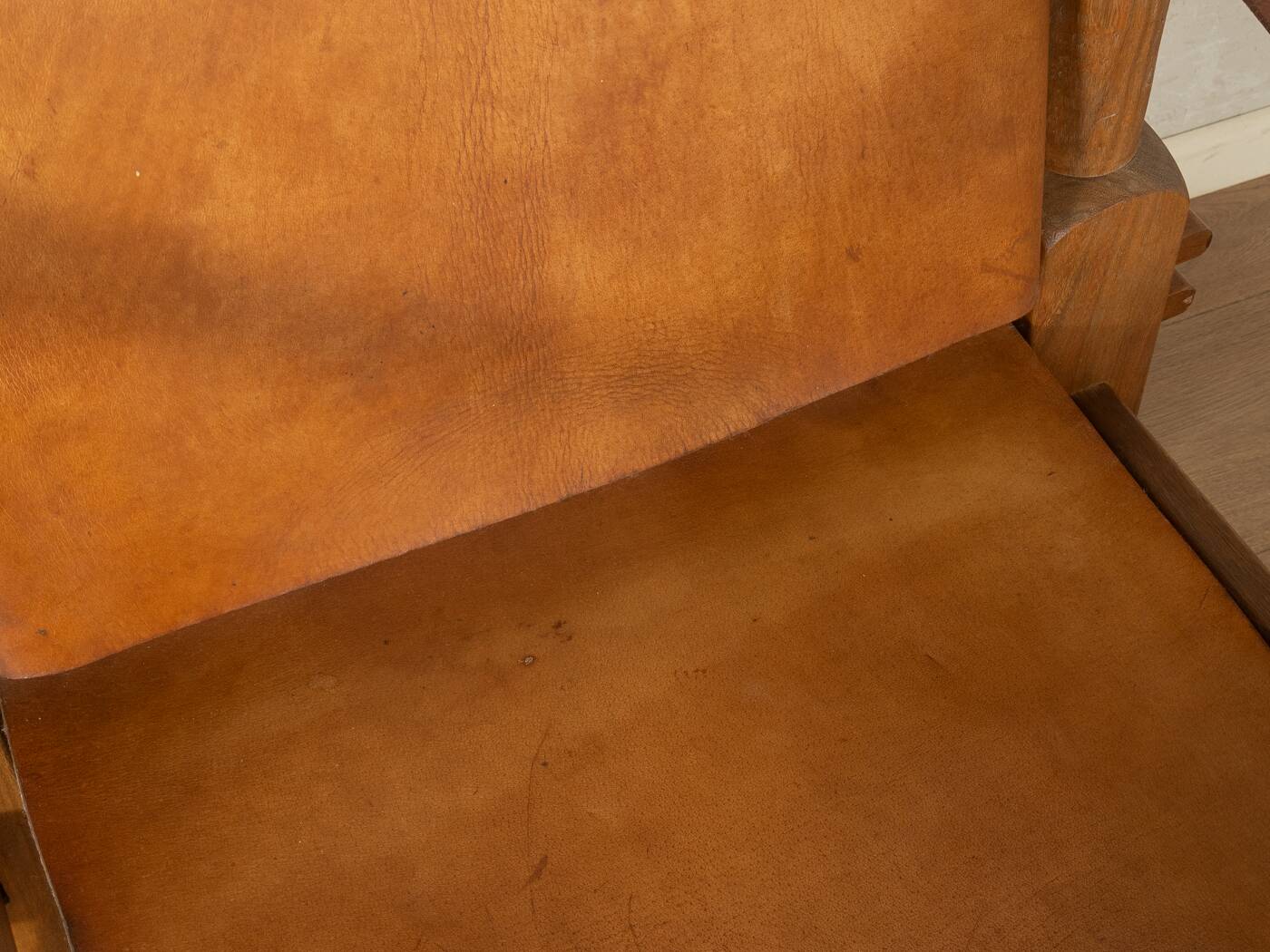 Brutalist Vintage Safari Armchair
