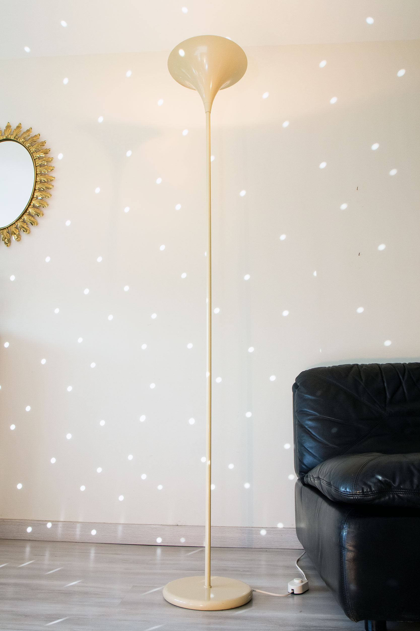 Trumpet floor lamp 1980