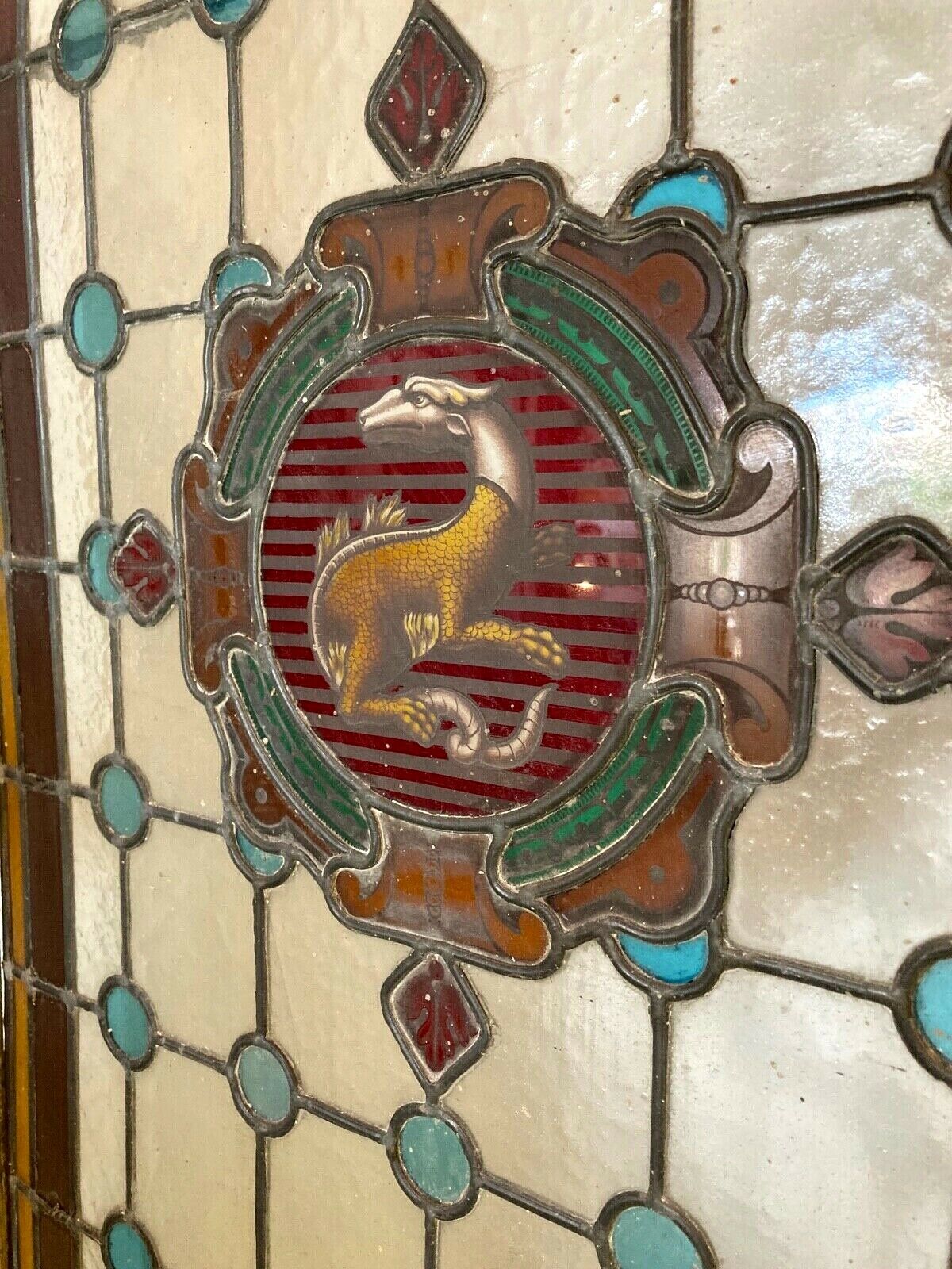 Stained glass windows for separation or partition