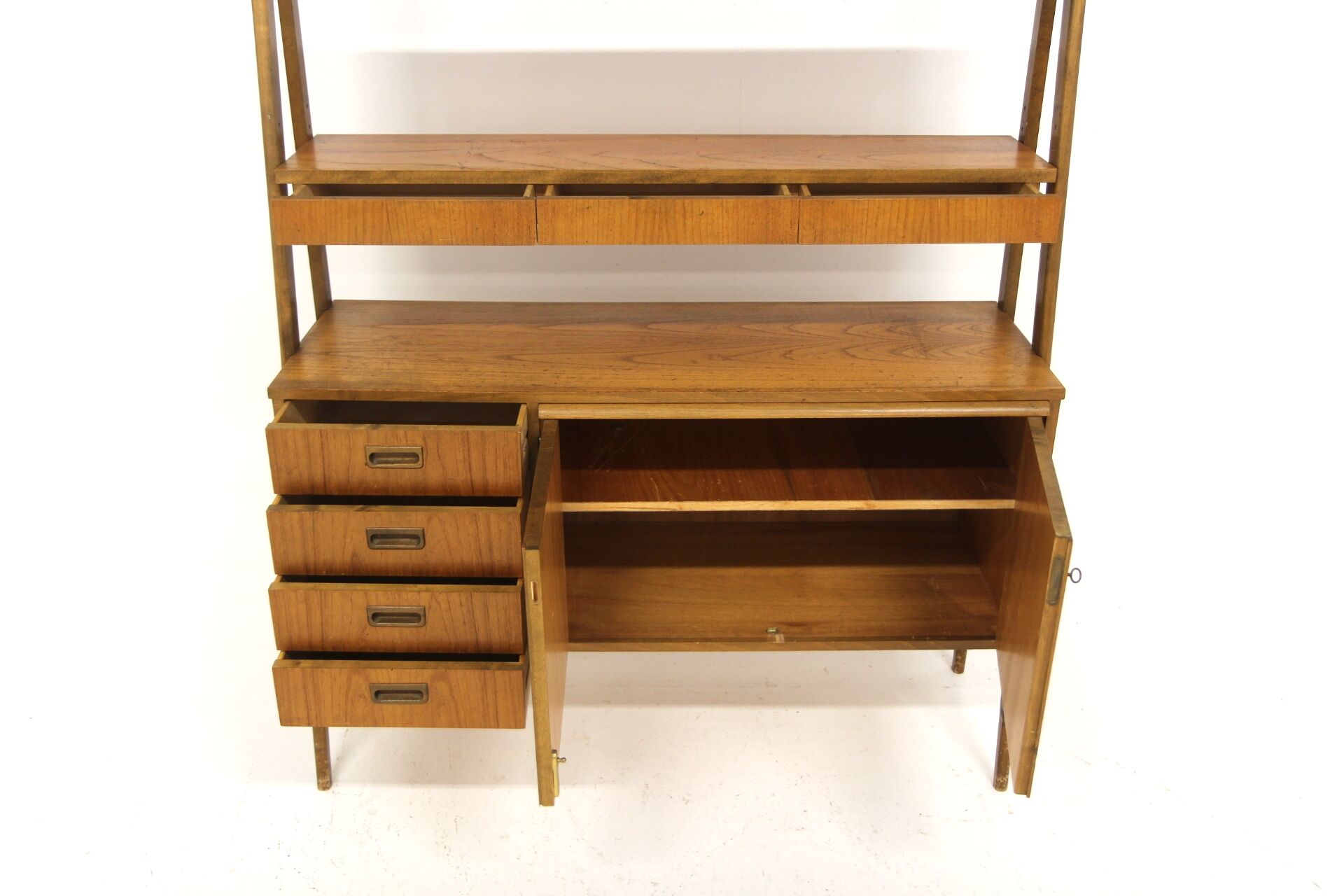 Secrétaire scandinave en teck, Suède, 1960