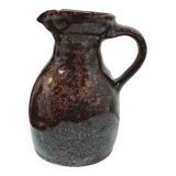 Glazed stoneware pitcher