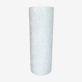 Large OP Art Vase Porcelain Vase by Martin Freyer for Rosenthal, Germany