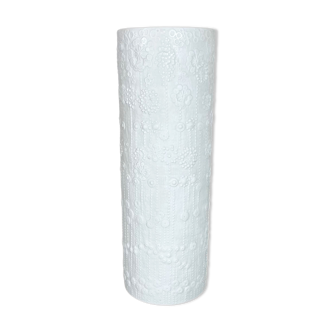 Vase OP Art  en porcelaine par Martin Freyer pour Rosenthal, Allemagne