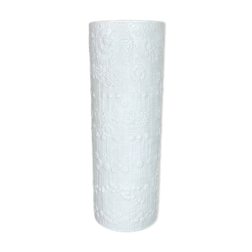 Large OP Art Vase Porcelain Vase by Martin Freyer for Rosenthal, Germany