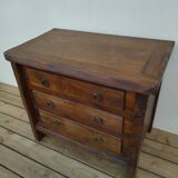 Brutalist Elm Chest of Drawers