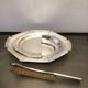 Dish and collect silver art deco crumbs