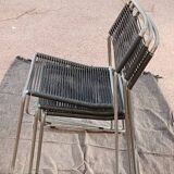 Set of 4 vintage chairs of the iconic Melker "spaghetti" model by Lisa Norinder for Ikea, 1990