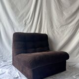 Corduroy fireside chair, 1970s