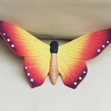 Set of 2 ceramic butterflies