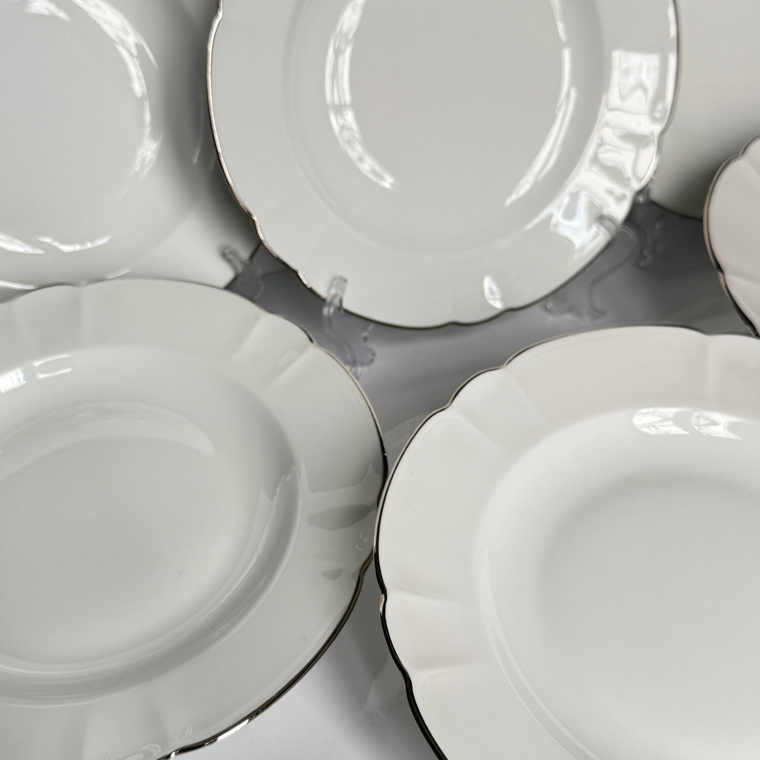 6 Haviland deep plates