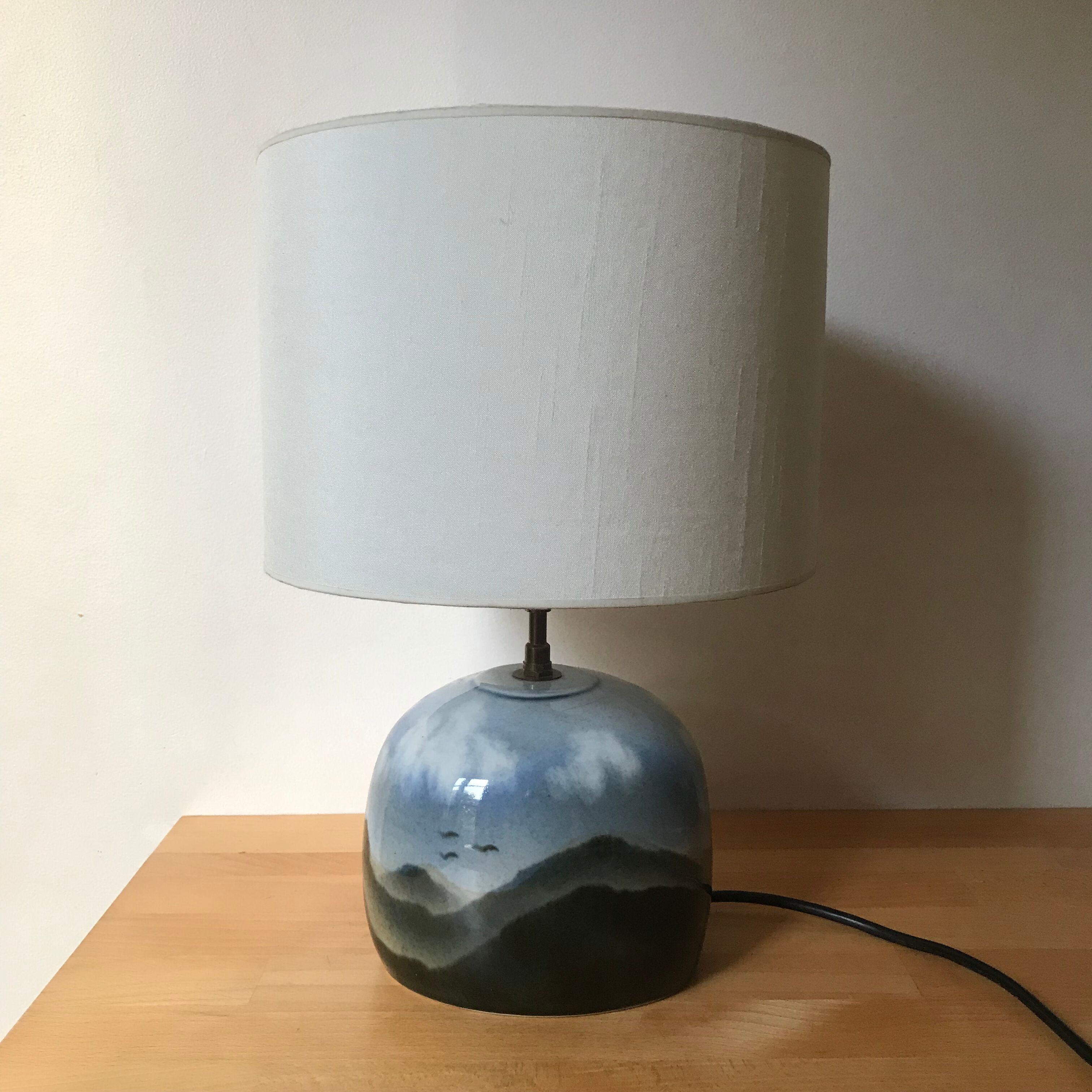 Lampe en céramique de Yves Mohy pour Virebent