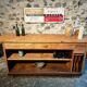 Vintage French Oak and Pine Counter – 1930s Shop Counter or Kitchen Island