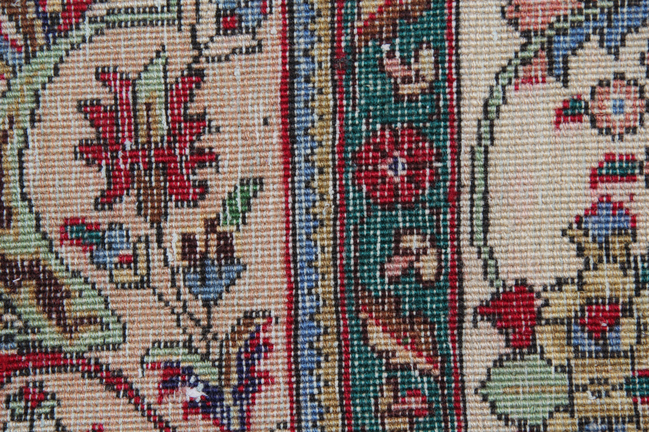 Large Handwoven Oriental Kerman Rug 200x300cm