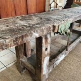 Old wooden workbench