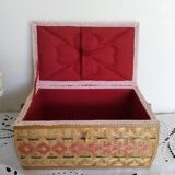 Sewing box, rattan worker