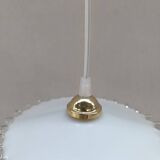 Mini wavy opaline pendant light