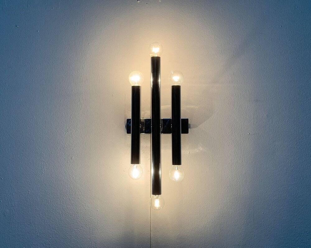 Chrome Wall Light Mid-Century Space Age