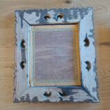 Painting and carved wooden frame, Bali, Indonesia