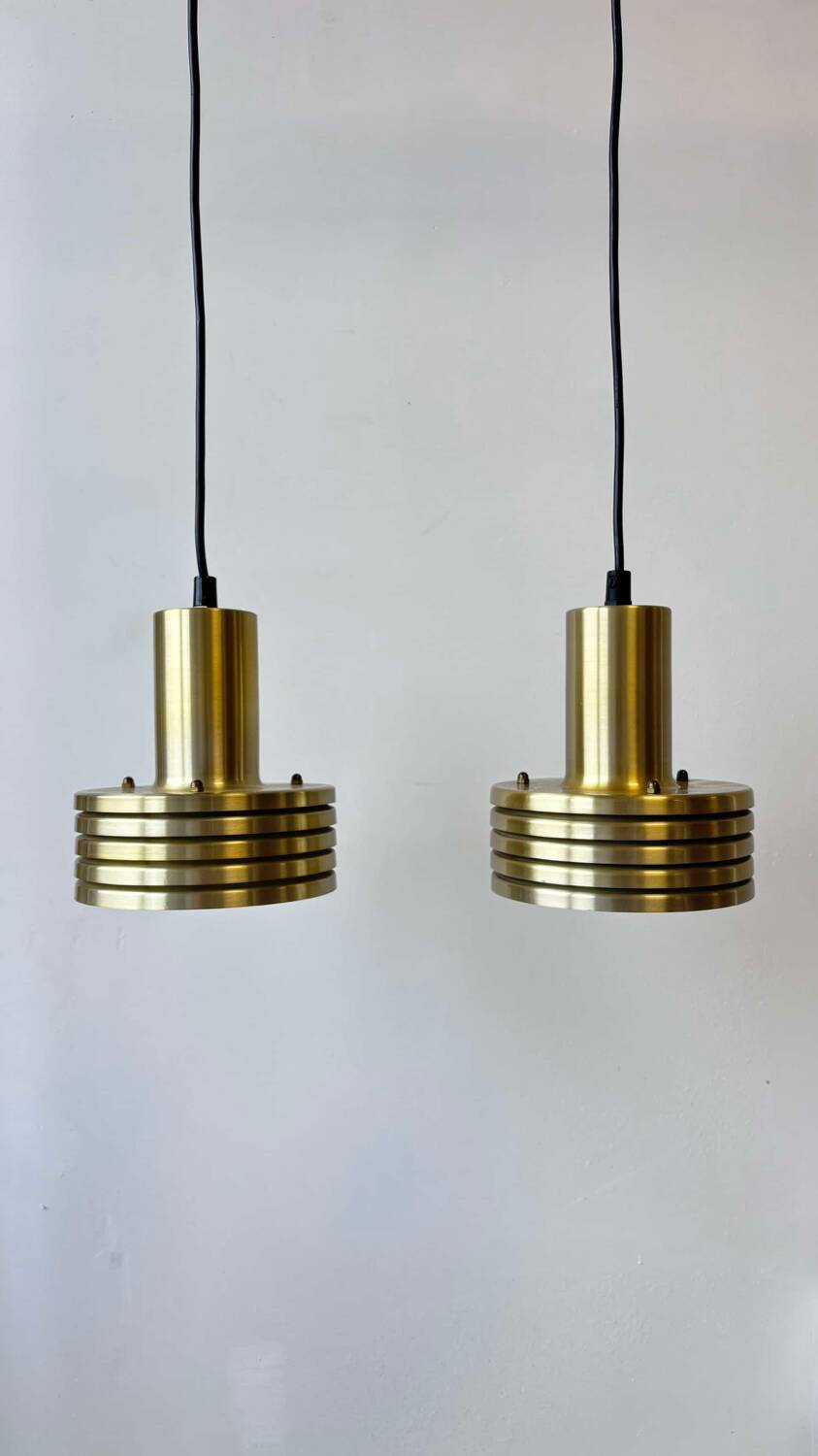 Set vintage pendant lamps Frandsen