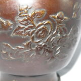 Paire de vases en bronze chinois Japon 19è siècle
