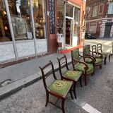 5-room living room from the 19th century Restoration period in mahogany