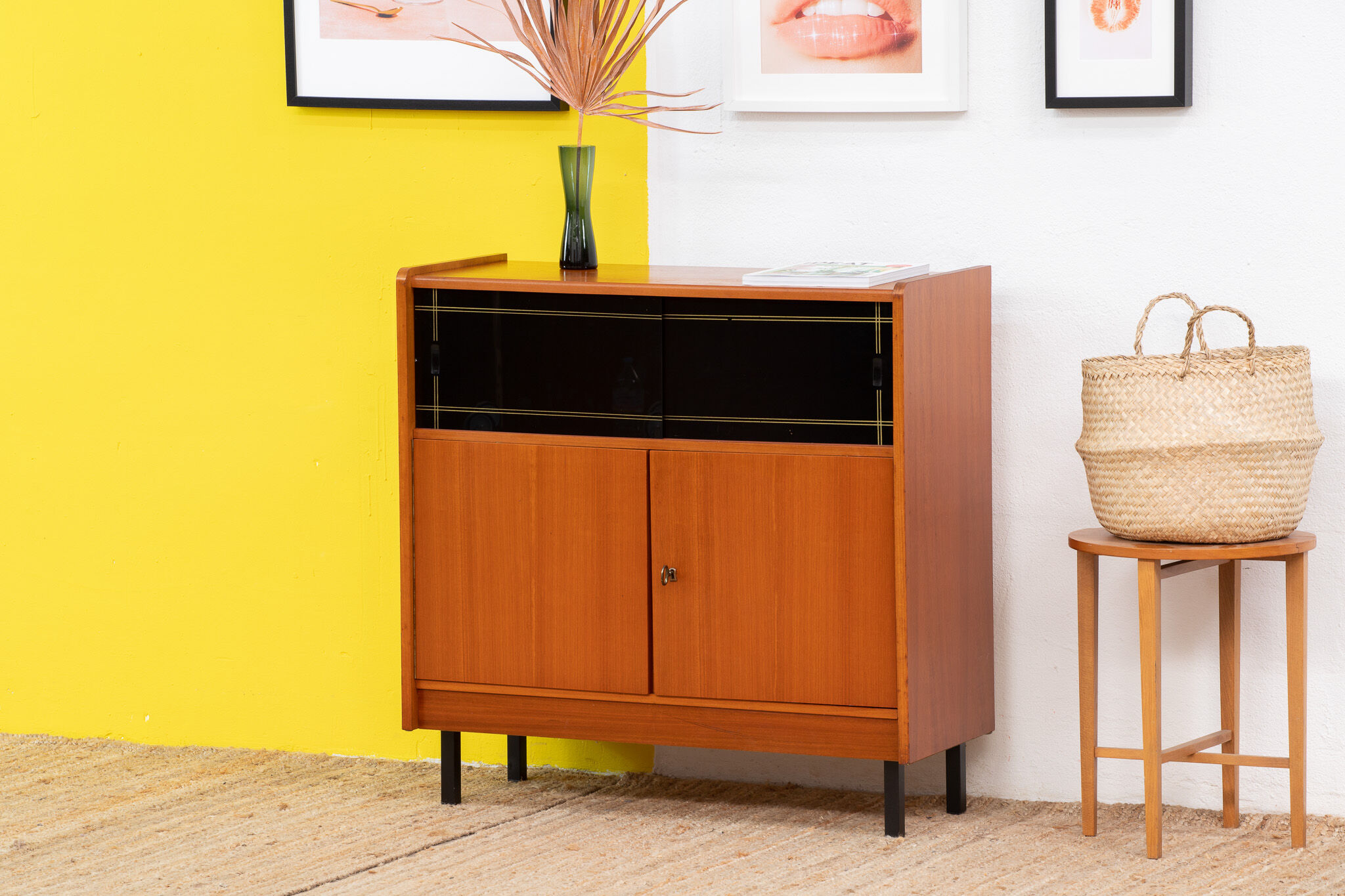 Vintage Scandinavian Enfilade – 90 cm