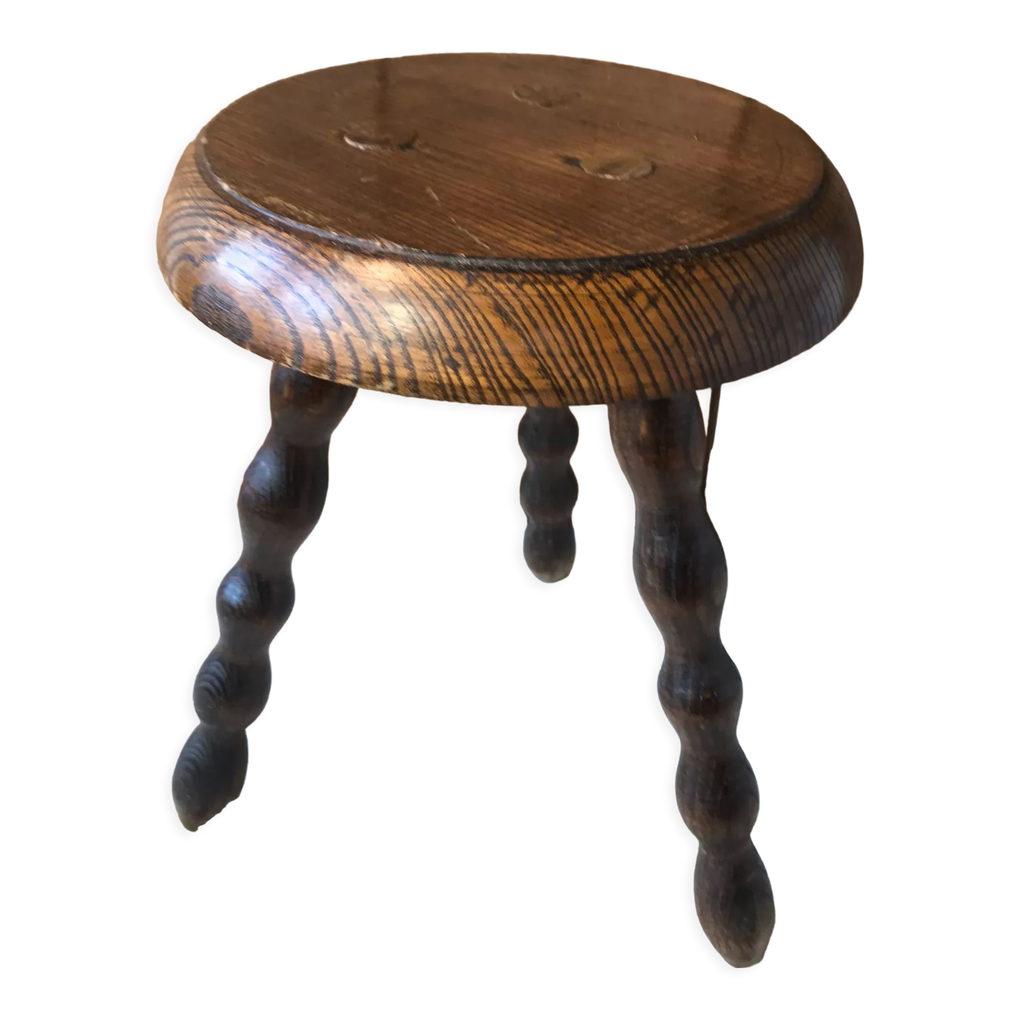 1970 vintage chestnut stool