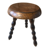 1970 vintage chestnut stool