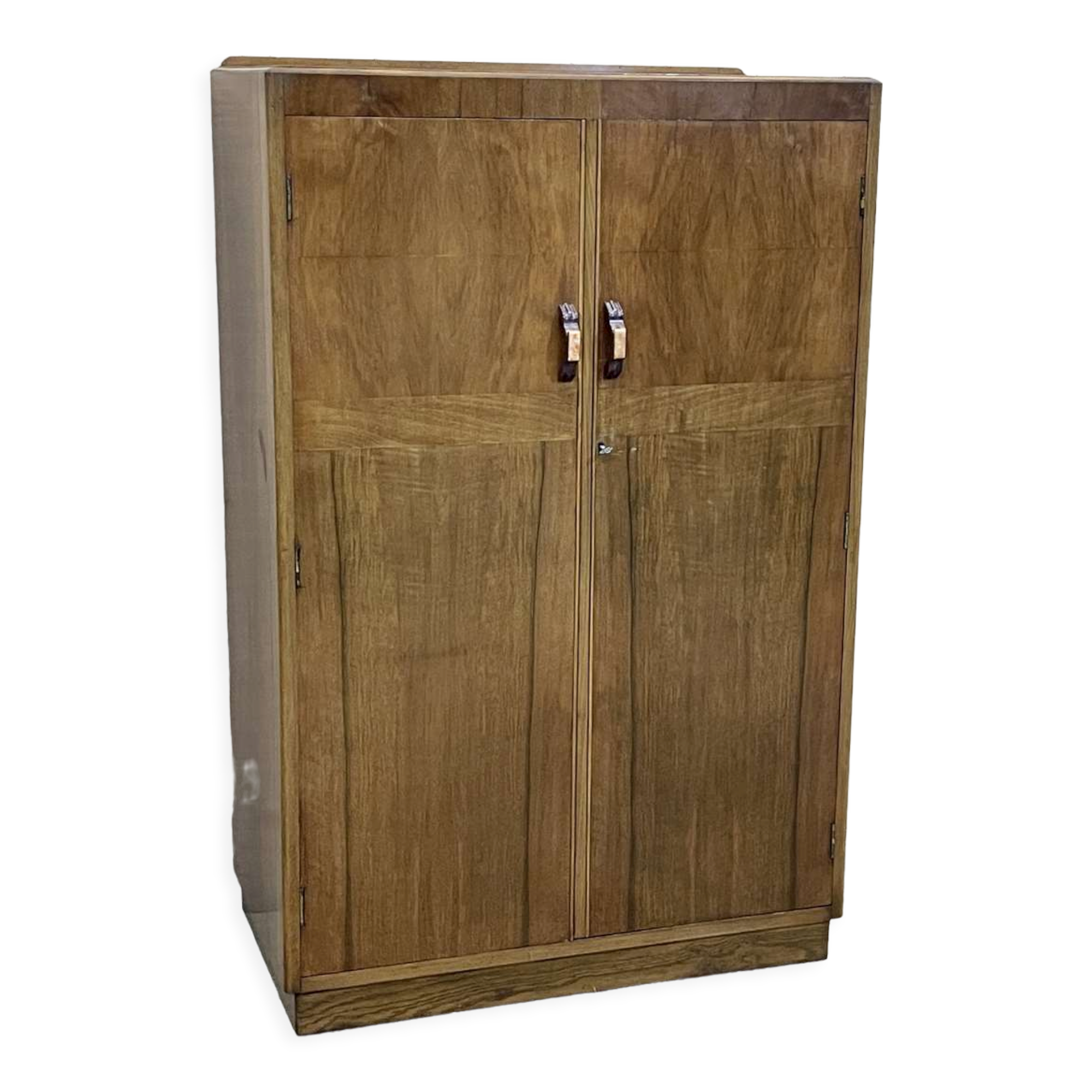 English student wardrobe made of walnut from the 1930s