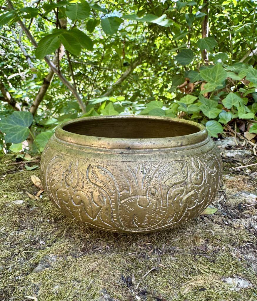 Nepalese brass vase
