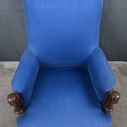 Bergère armchair in walnut – early 20th century