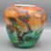 vase in glass pate signed bernard aconito