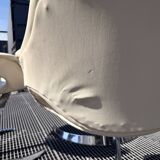 Dining Room Set Scimitar Boris Tabacoff MMM 1970 | Glass and Chrome