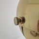 Adjustable Brass "Dome" Pendant Light by Vereinigte Werkstätten München 60s