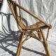 Fauteuil rotin enfant corbeille