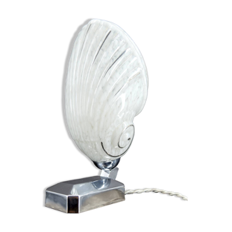 Modernist Art Deco "Coquillage" lamp, France, circa 1930