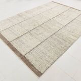 7x10 Kilim Brown & Beige Kilim Area Rug, 216x305Cm