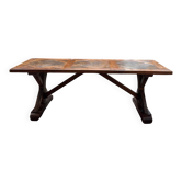 Table de ferme en chêne massif