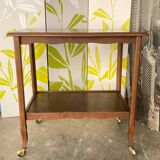 Serving trolley or mobile oak maid, mid-20th century