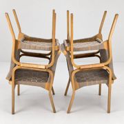 Model 45 Lounge Chairs by Alvar Aalto for Artek, 1970s, Set of 4
