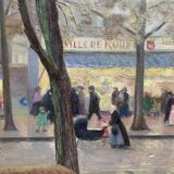 Painting "A Street of Rouen"