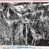 Old photographic print, circus of Gavarnie