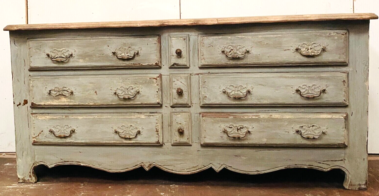 Storage cabinet patinated wood XX Century