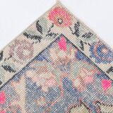 4x7 Pale Orange & Beige Oriental Wool Turkish Vintage Rug, 127x210Cm SK 6787