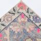 Tapis oriental turc vintage en laine orange pâle et beige 4x7, 127x210 cm SK 6787