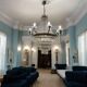 Extra Large Bronze Crystal Chandelier 1950’s