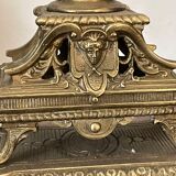 Ancien chandelier baroque en bronze