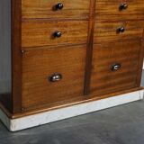 Antique dental practice in mahogany and marble Amsterdam around 1920