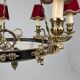 Empire-Style Ceiling Lamp — Sheet Metal & Brass — 20th Century — Classic Ar
